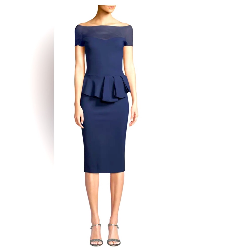 Excellent Chiara boni navy blue dress